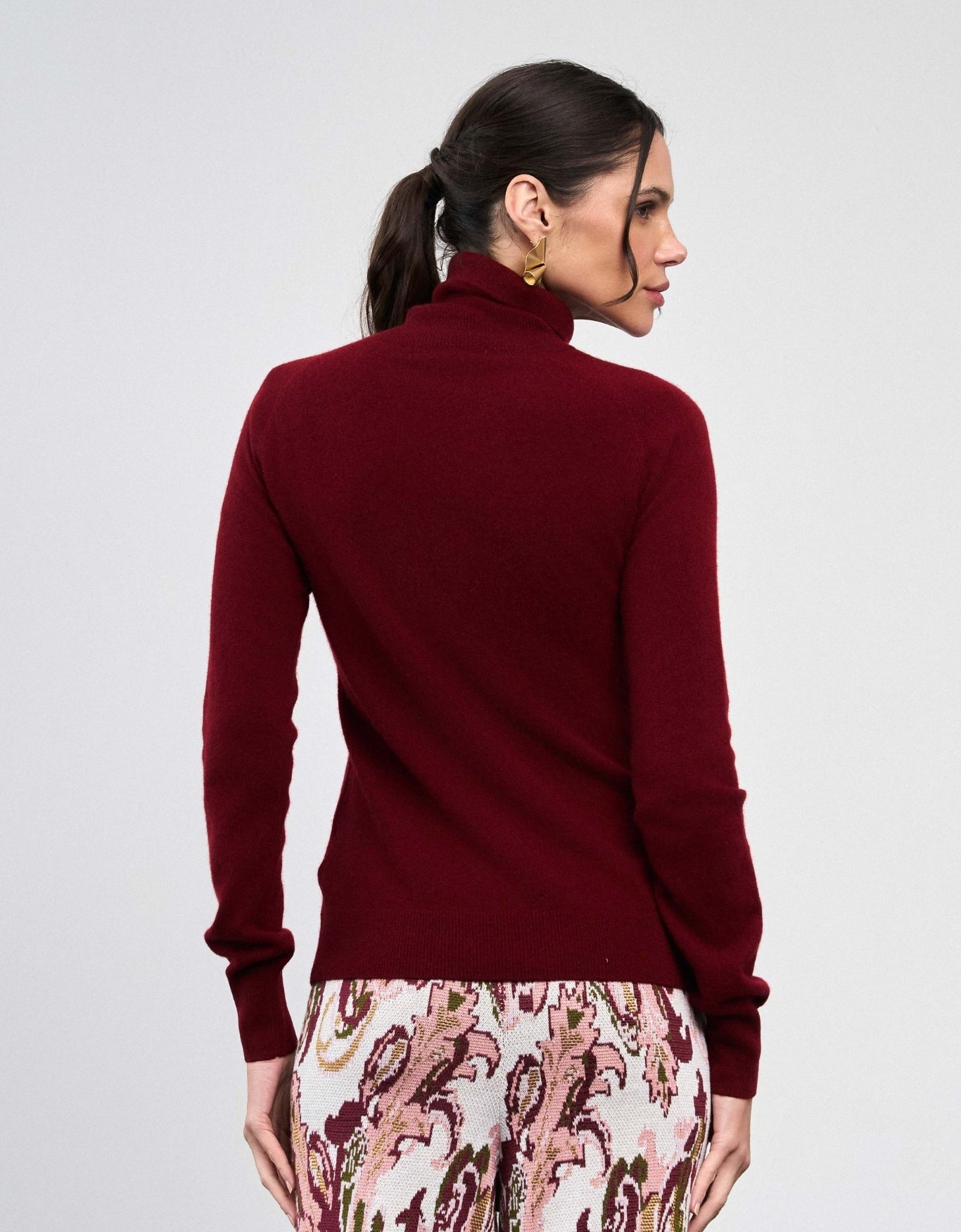 SWEATER GOLA ALTA MADRE REINA CASHMERE PINOT