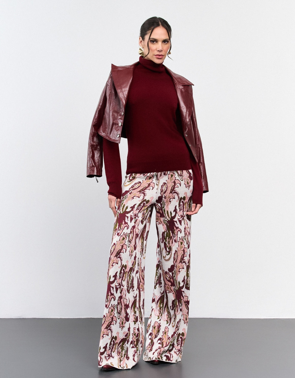 SWEATER GOLA ALTA MADRE REINA CASHMERE PINOT