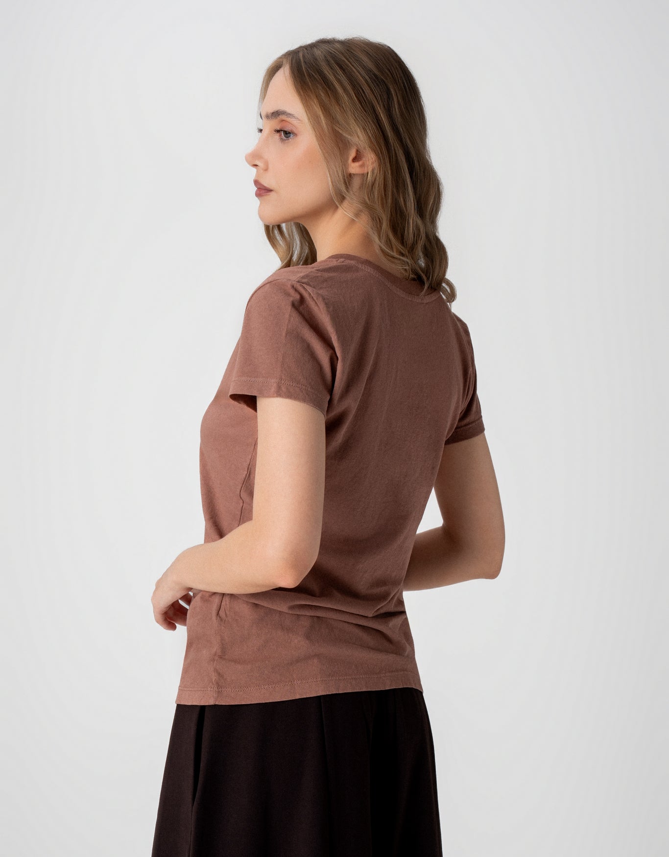 T-SHIRT BASIC MADRE REINA MOCCA