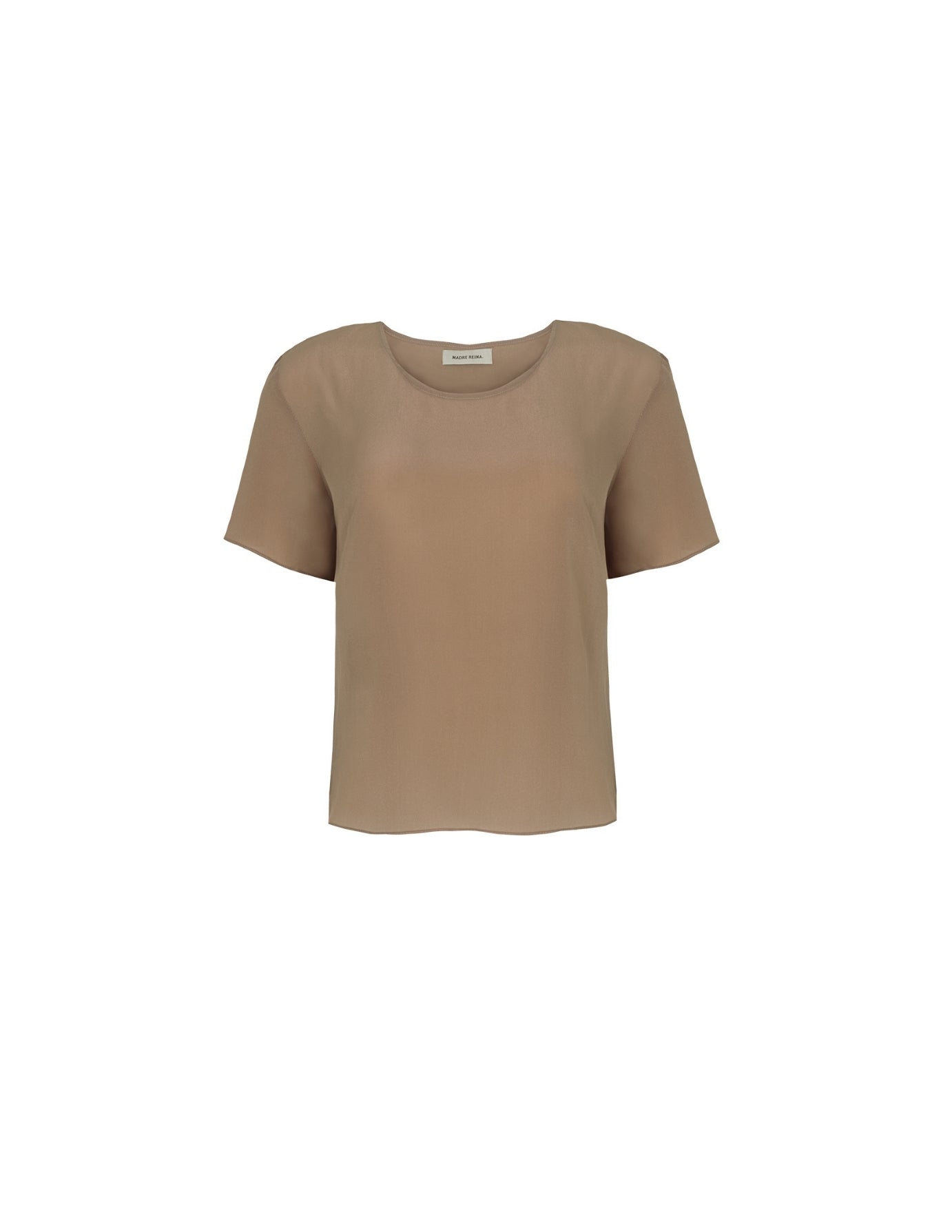 T-SHIRT CLASSIC MADRE REINA SEDA MOCCA