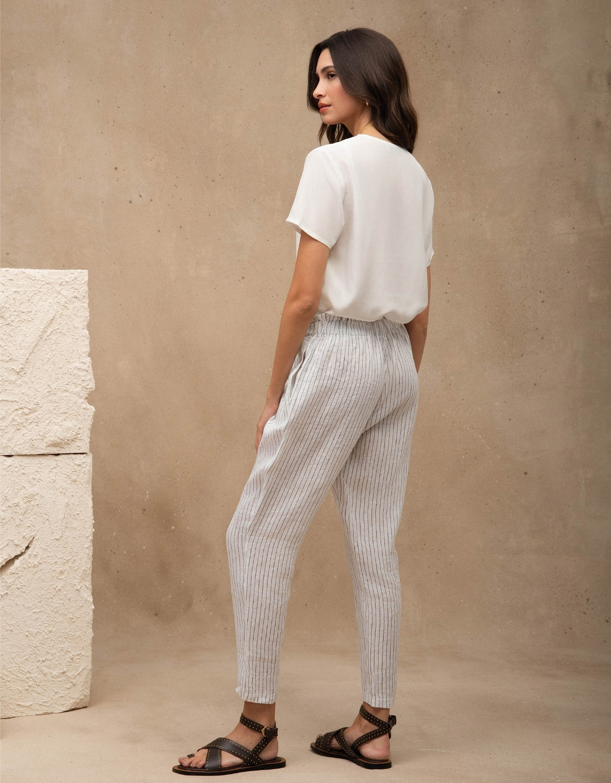 T-SHIRT CLASSIC MADRE REINA SEDA OFF WHITE