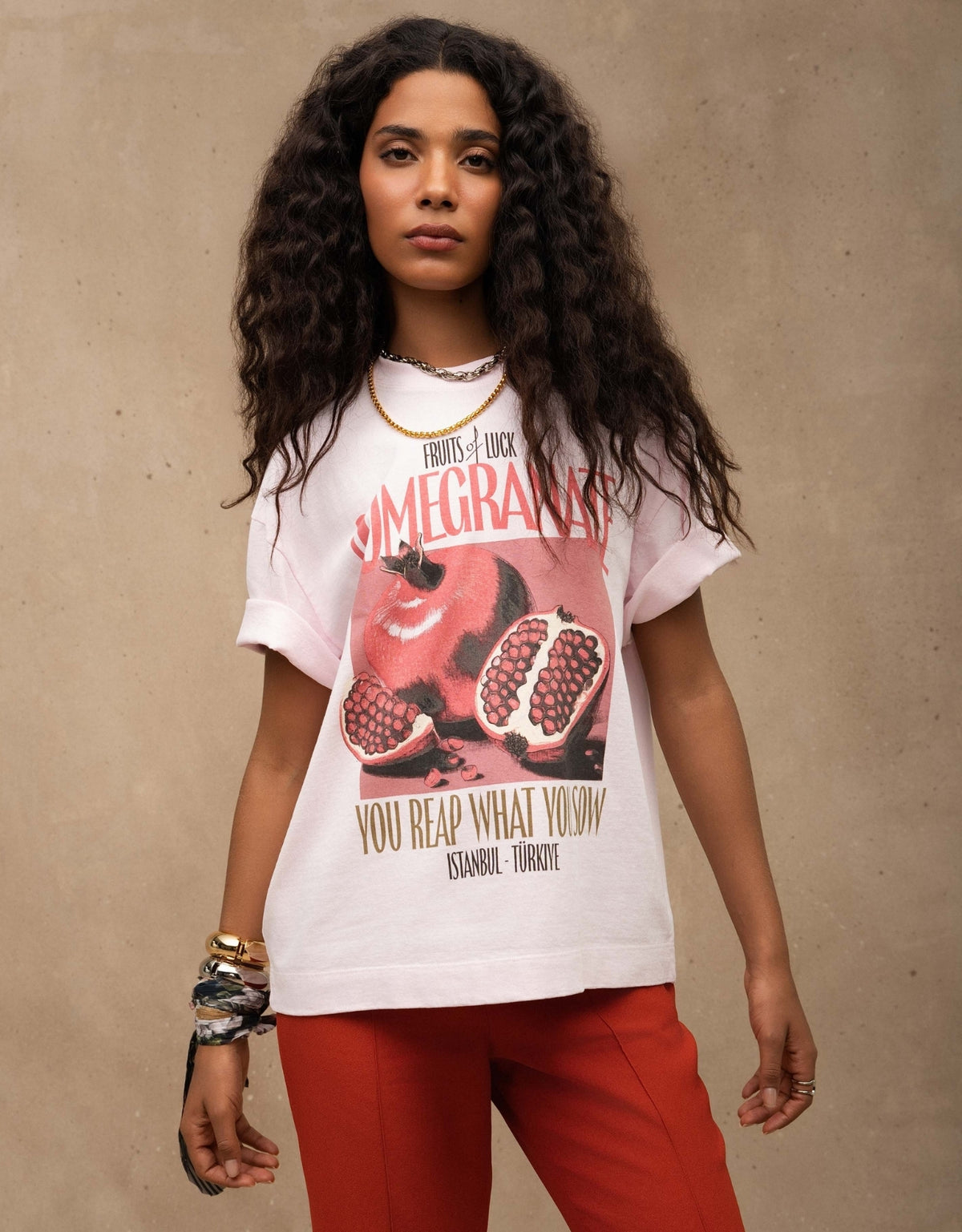 T-SHIRT MADRE REINA ROMÃ ROSA HIMALAIA