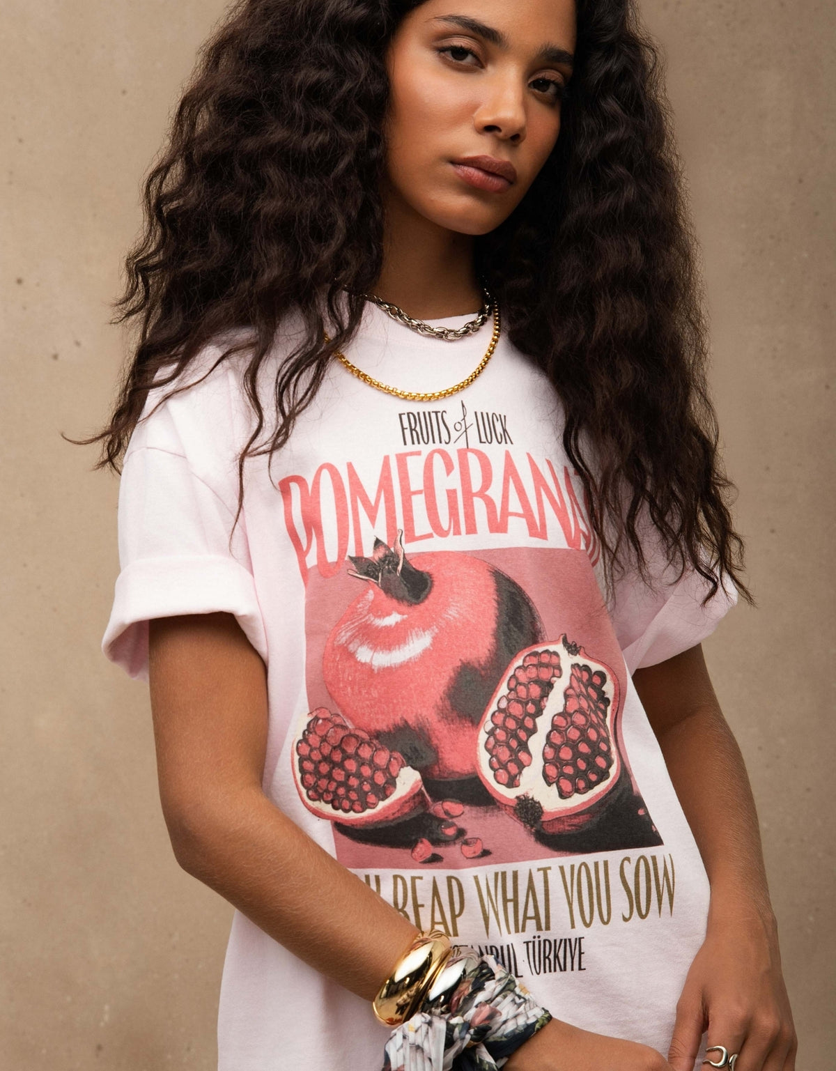 T-SHIRT MADRE REINA ROMÃ ROSA HIMALAIA