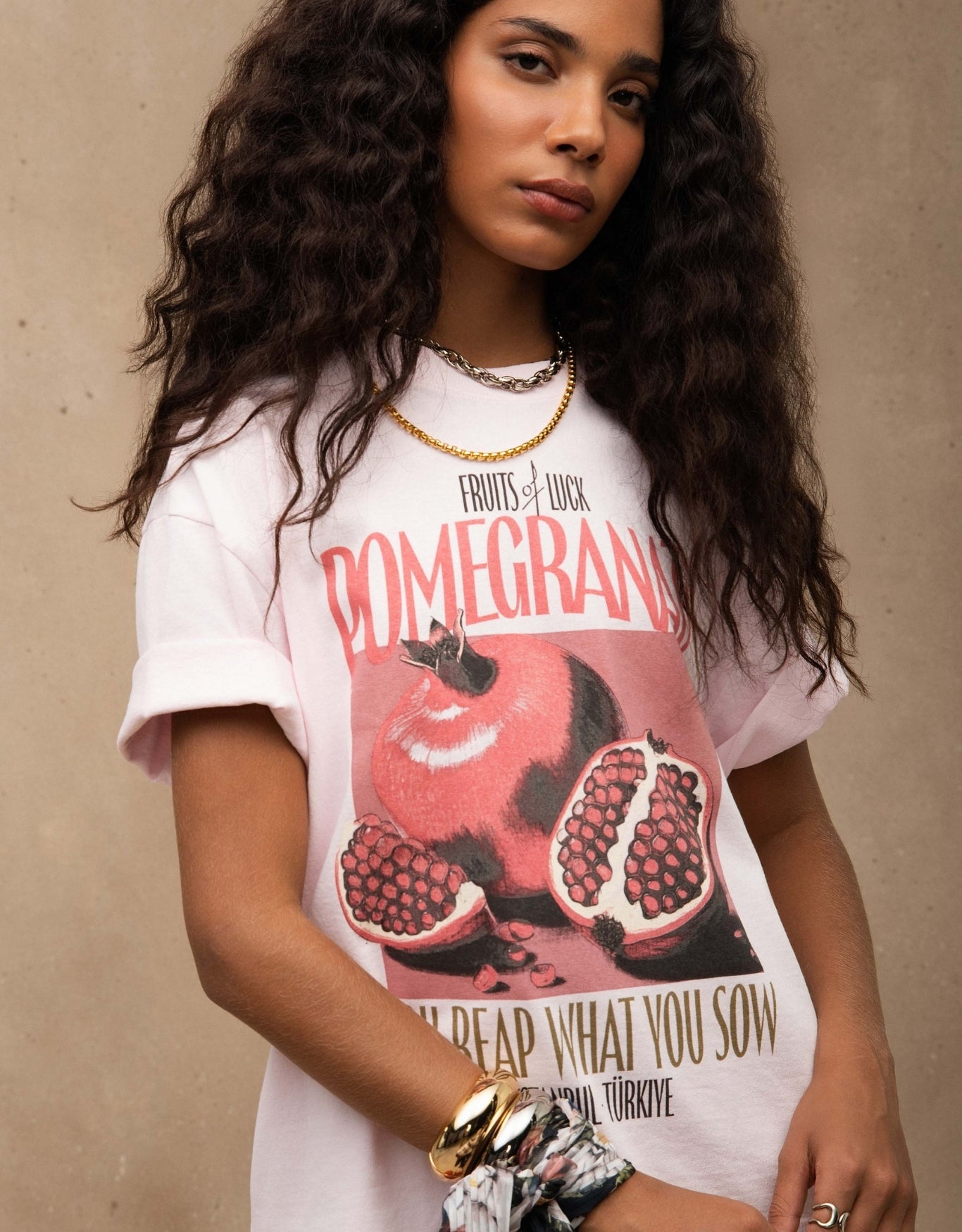 T-SHIRT MADRE REINA ROMÃ ROSA HIMALAIA