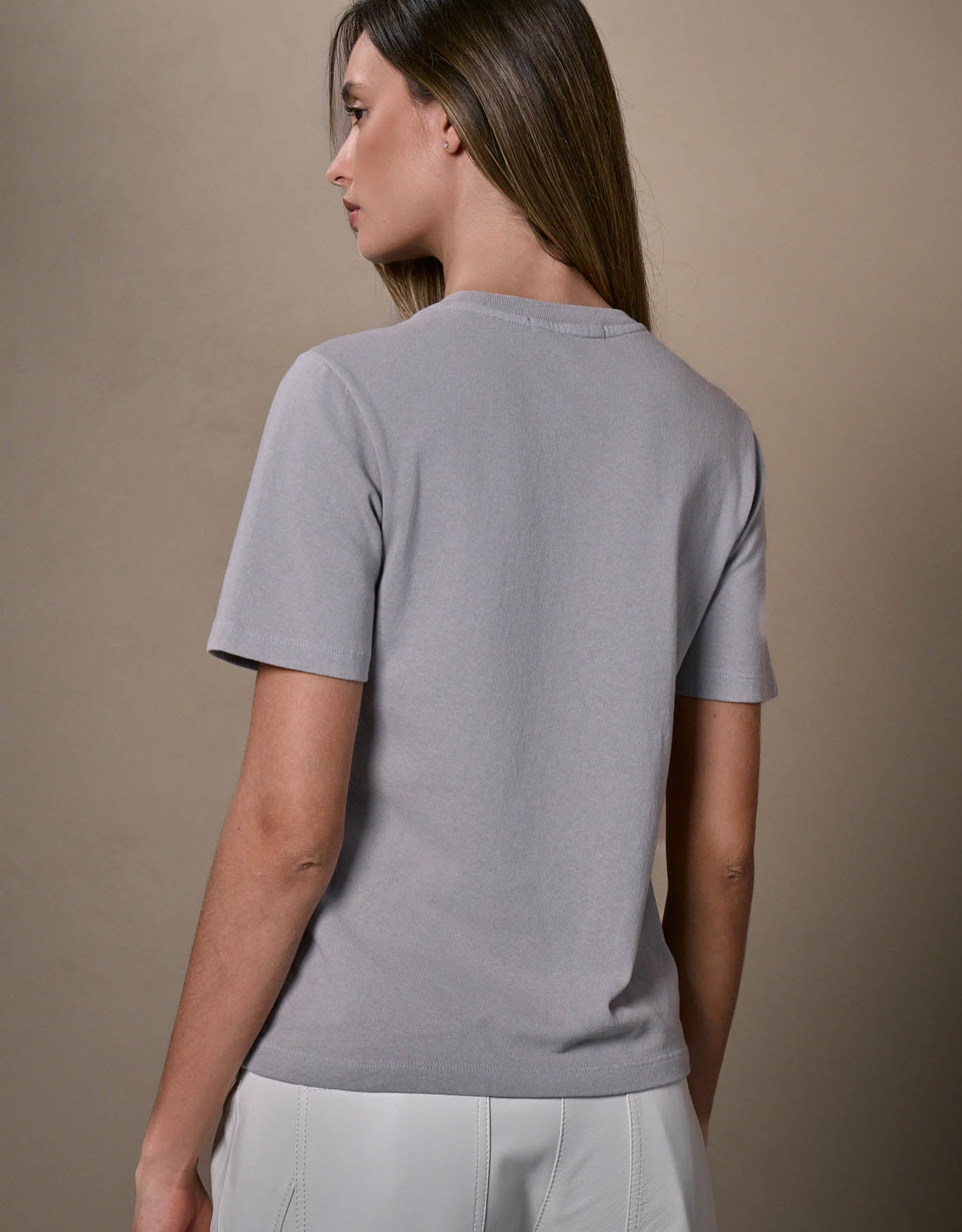 T-SHIRT SNAKE MADRE REINA CINZA ESTANHO