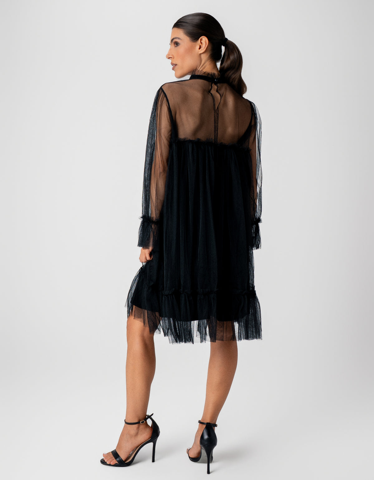 VESTIDO ALICE MADRE REINA PRETO