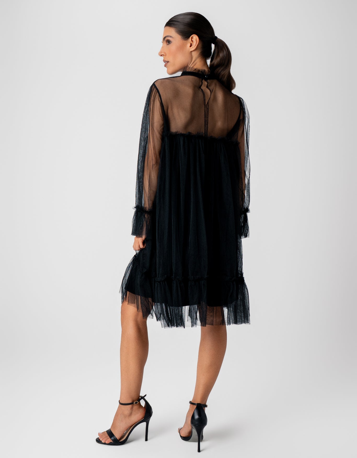 VESTIDO ALICE MADRE REINA PRETO