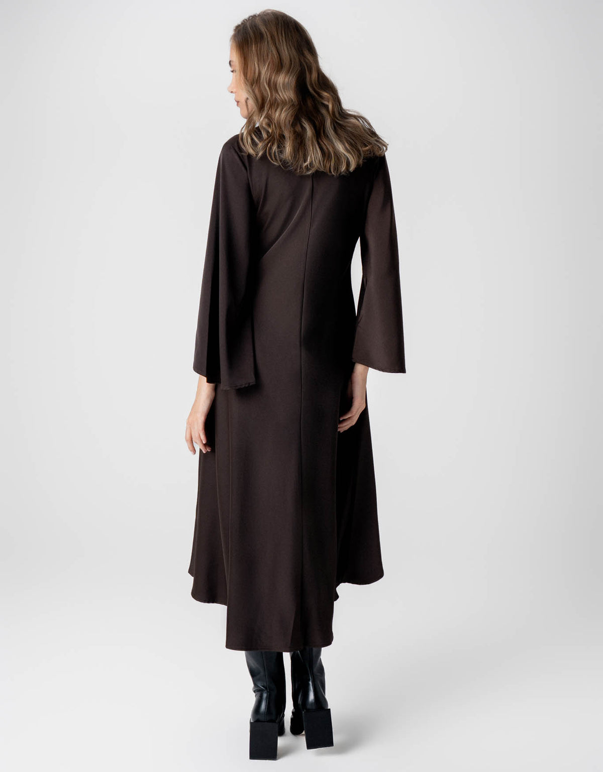 VESTIDO KAREN MADRE REINA CHOCOLATE