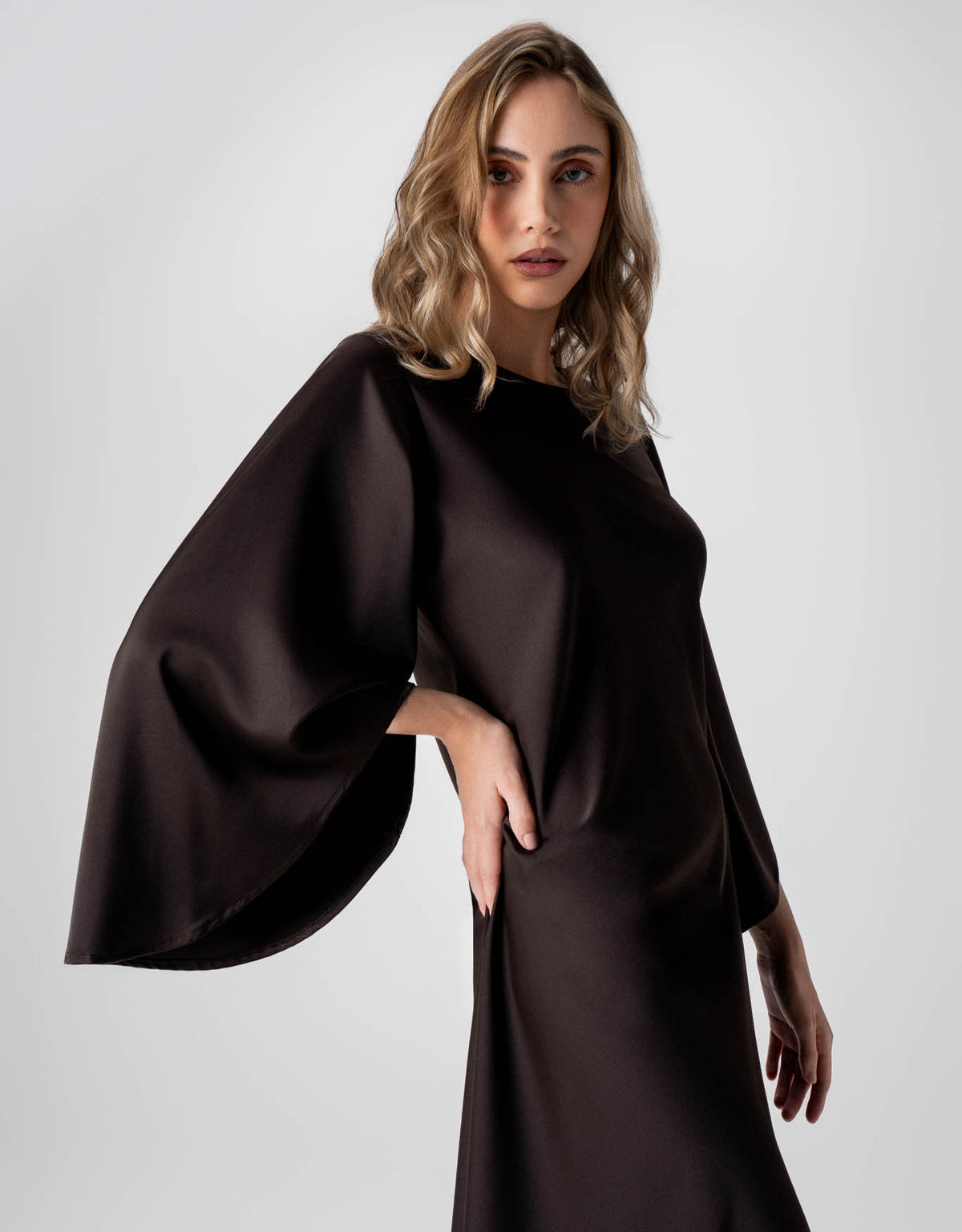 VESTIDO KAREN MADRE REINA CHOCOLATE