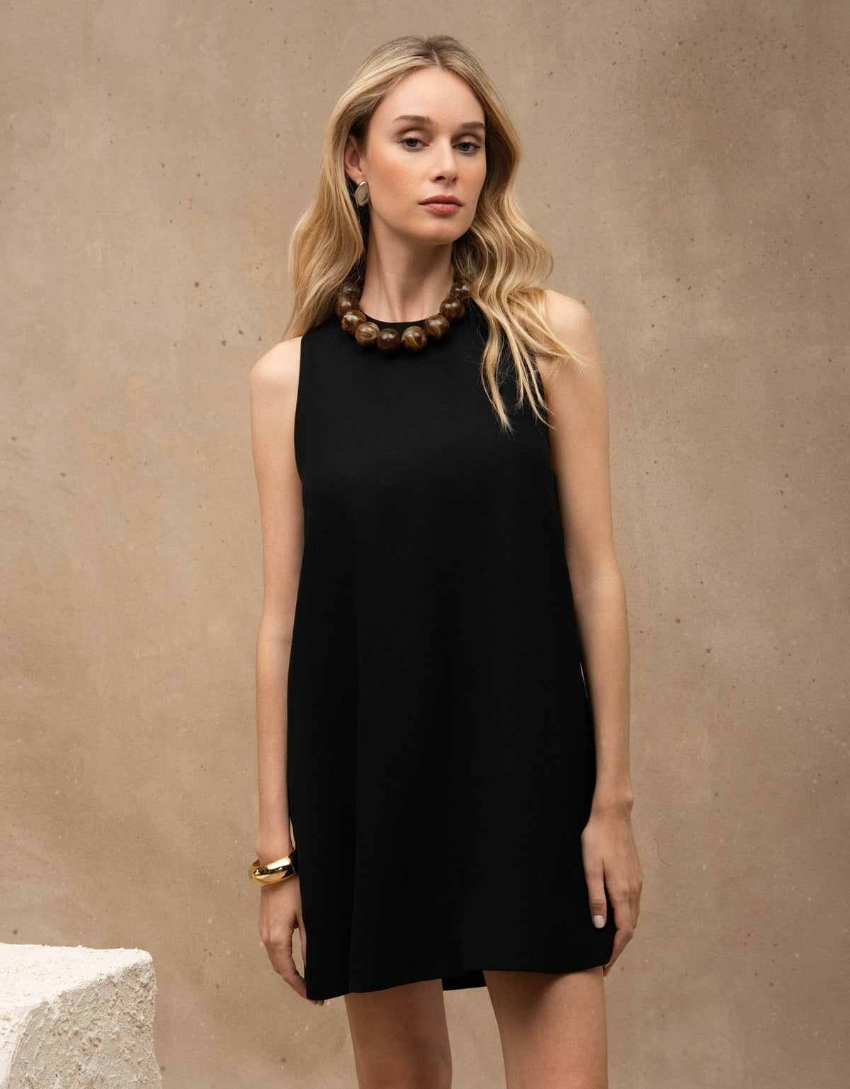 VESTIDO MARTINA MADRE REINA ALFAIATARIA PRETO