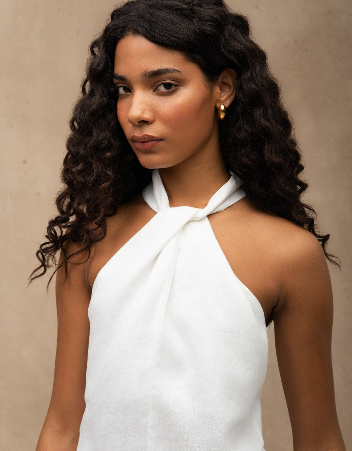 BLUSA MARINA MADRE REINA LINHO OFF WHITE