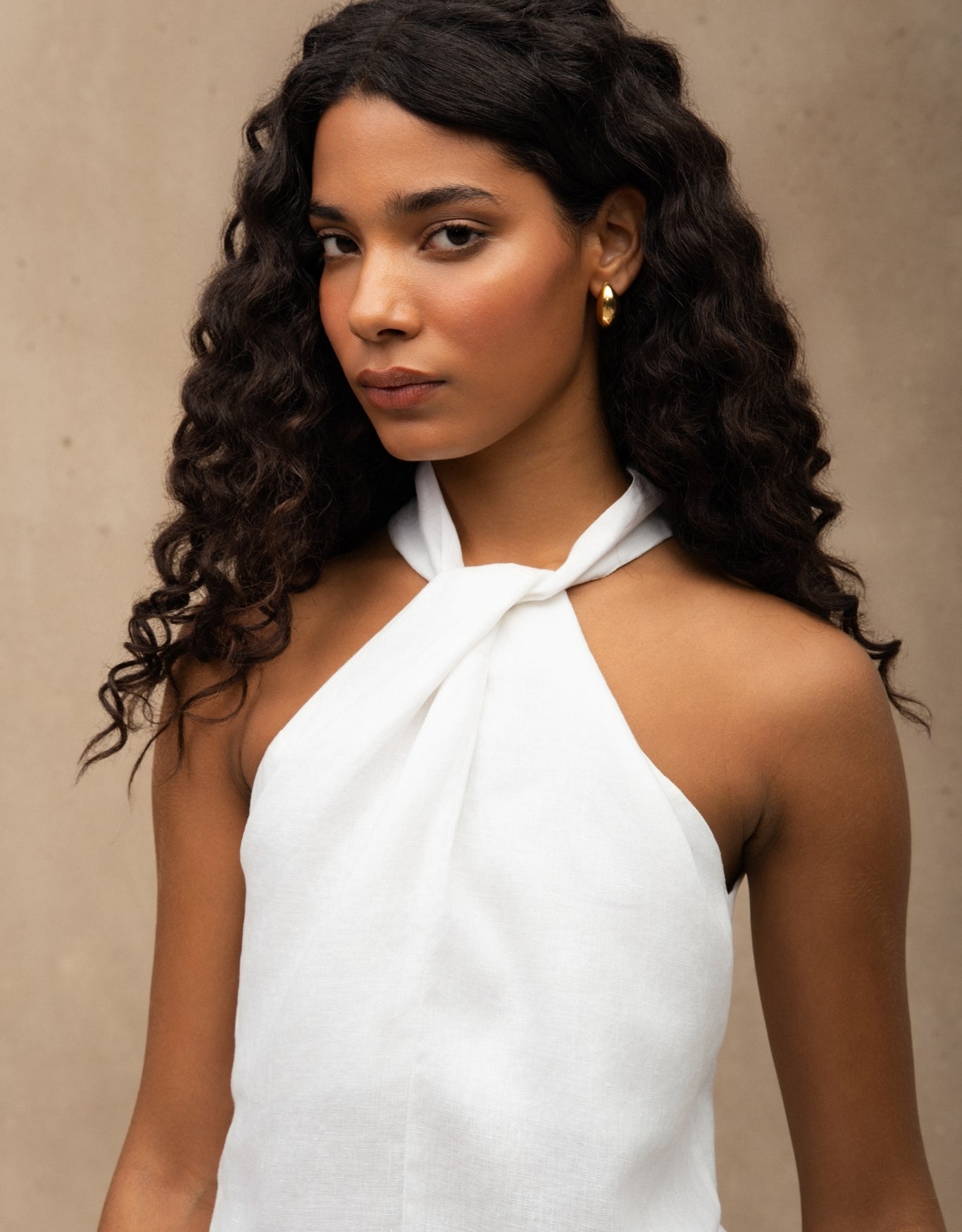 BLUSA MARINA MADRE REINA LINHO OFF WHITE