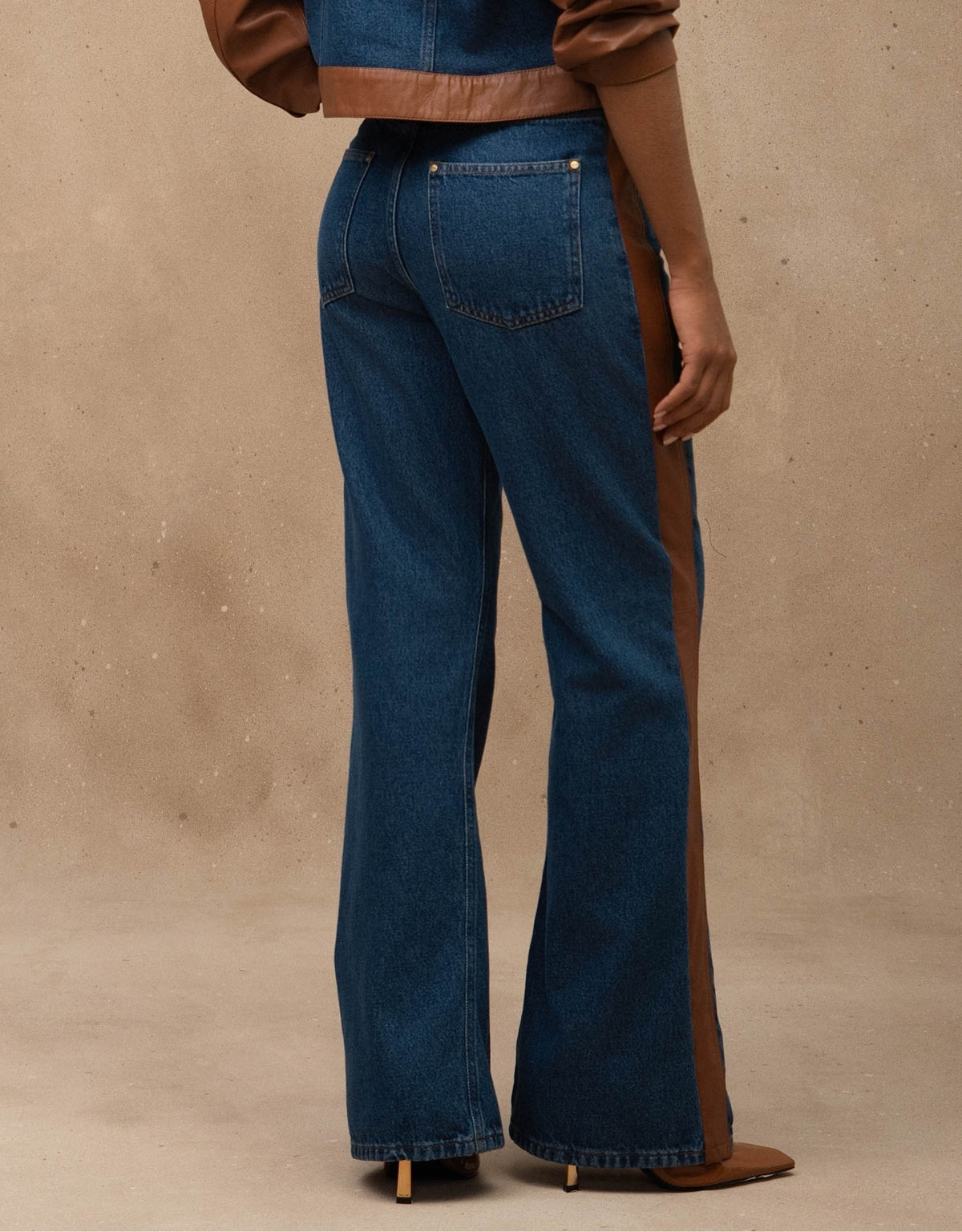 CALÇA LETTY MADRE REINA BLUE JEANS