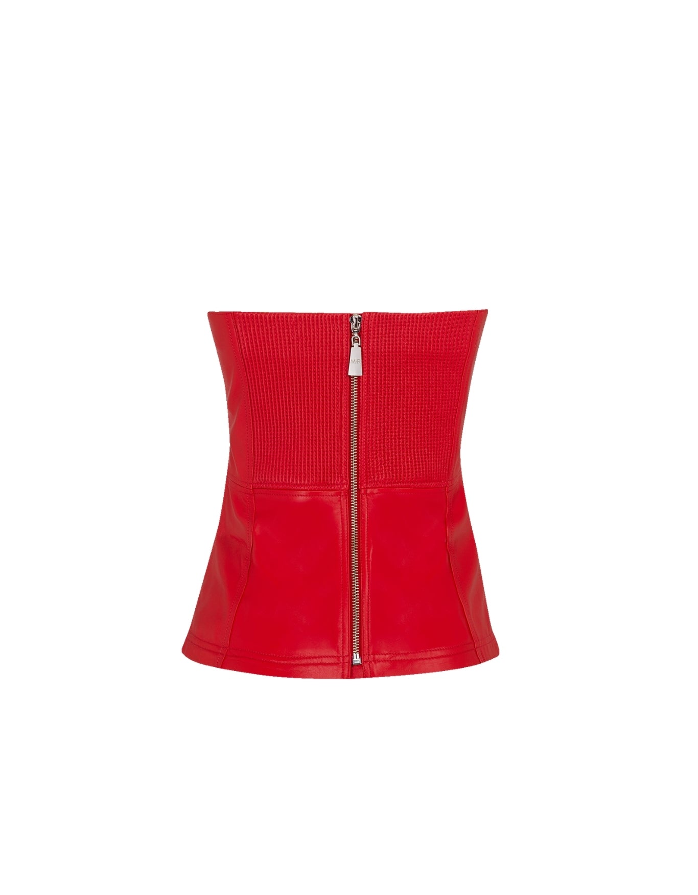 CORSET MADRE REINO PYTHON VERMELHO TOMATE