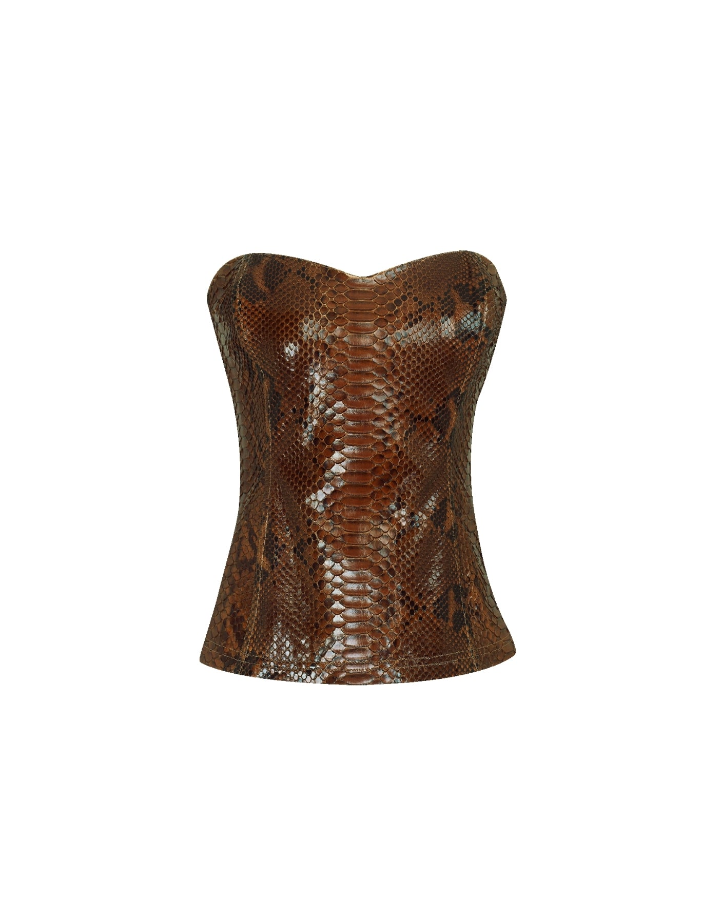 CORSET MADRE REINO PYTHON CARAMELO