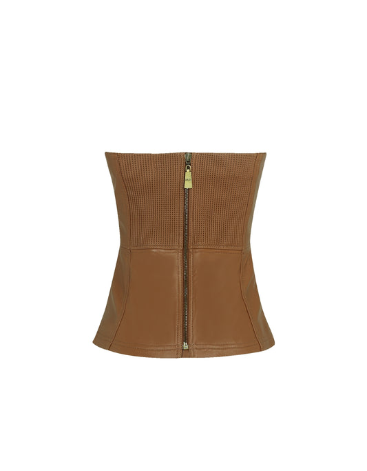 CORSET MADRE REINO PYTHON CARAMELO