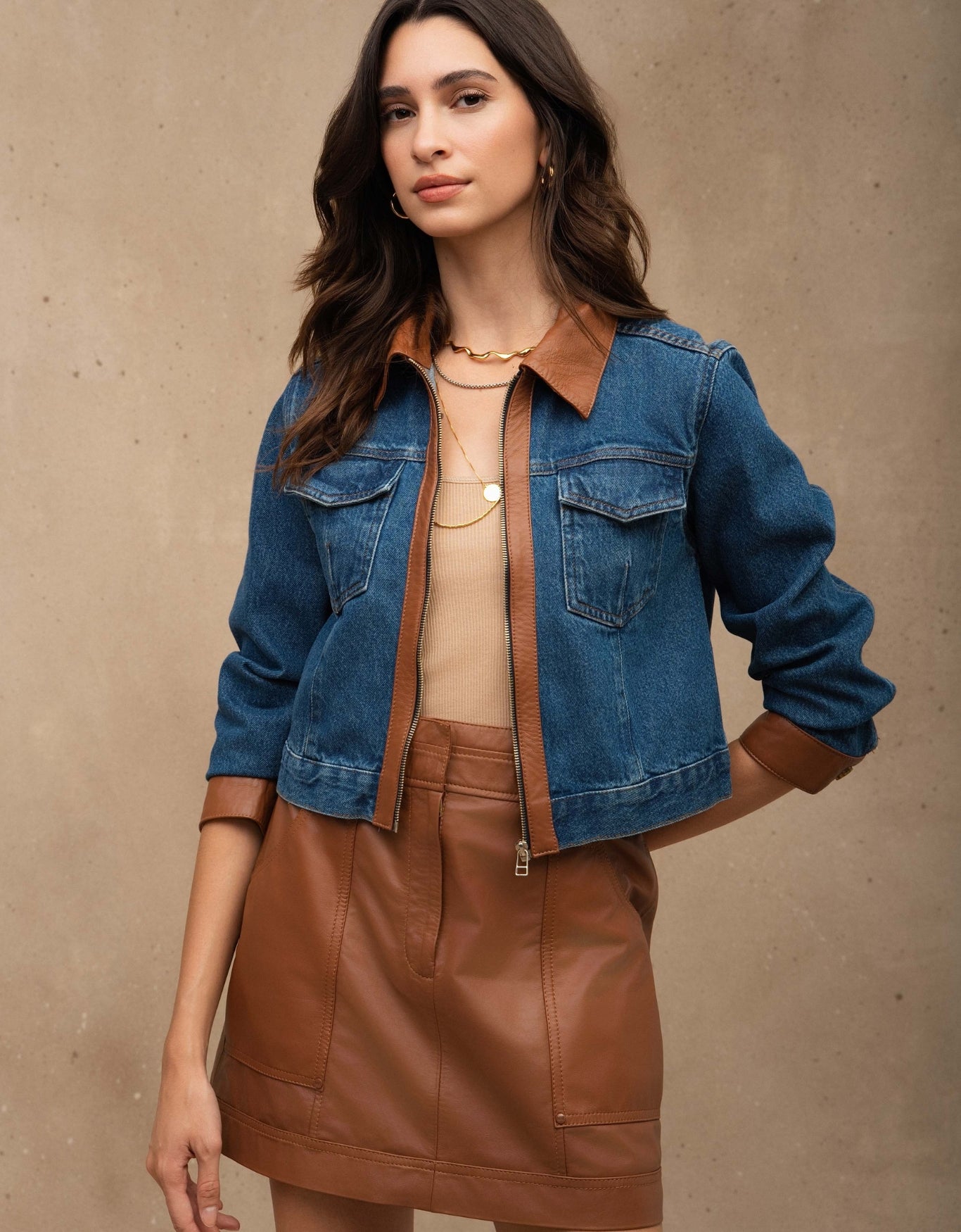 JAQUETA LARI MADRE REINA BLUE JEANS