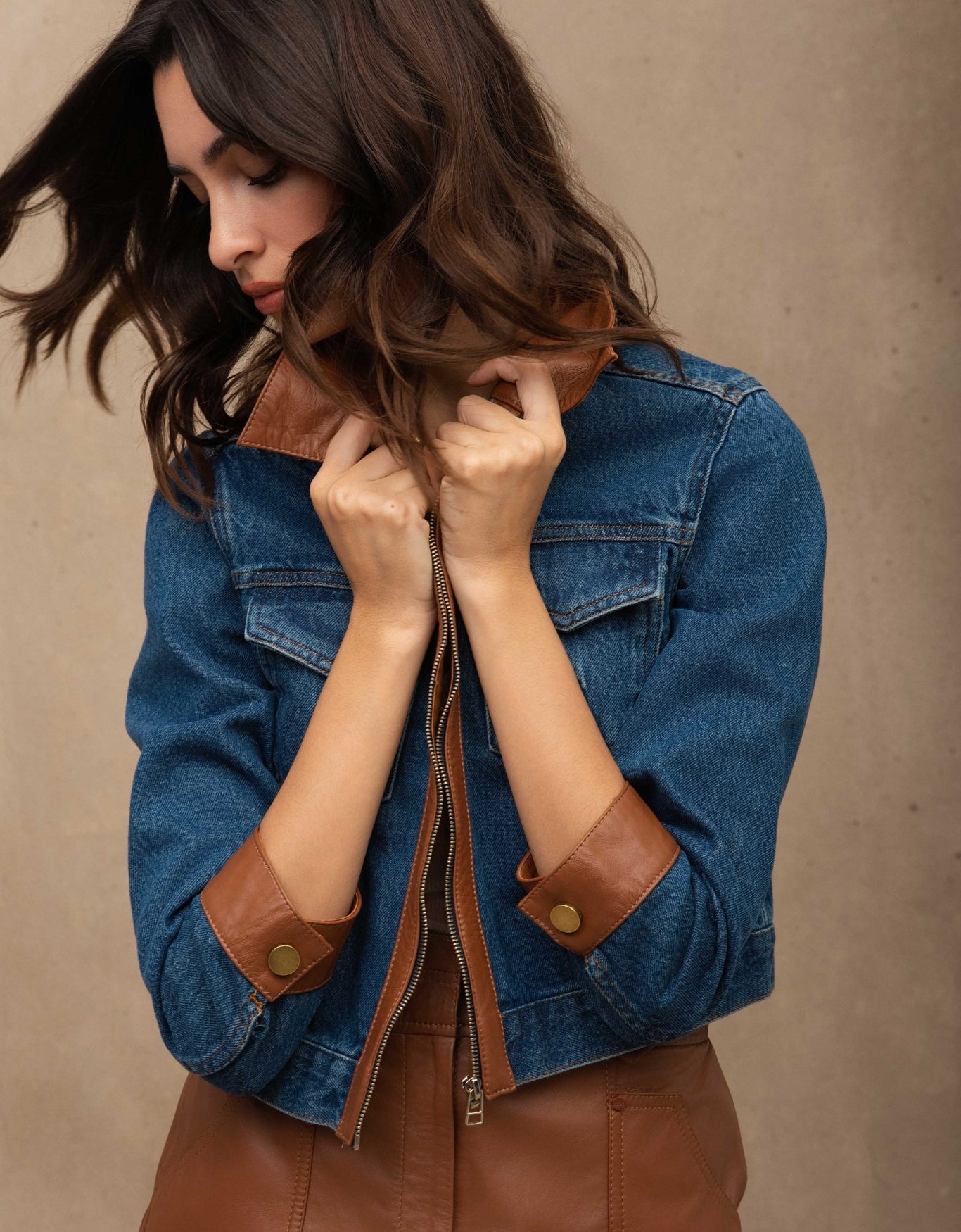 JAQUETA LARI MADRE REINA BLUE JEANS