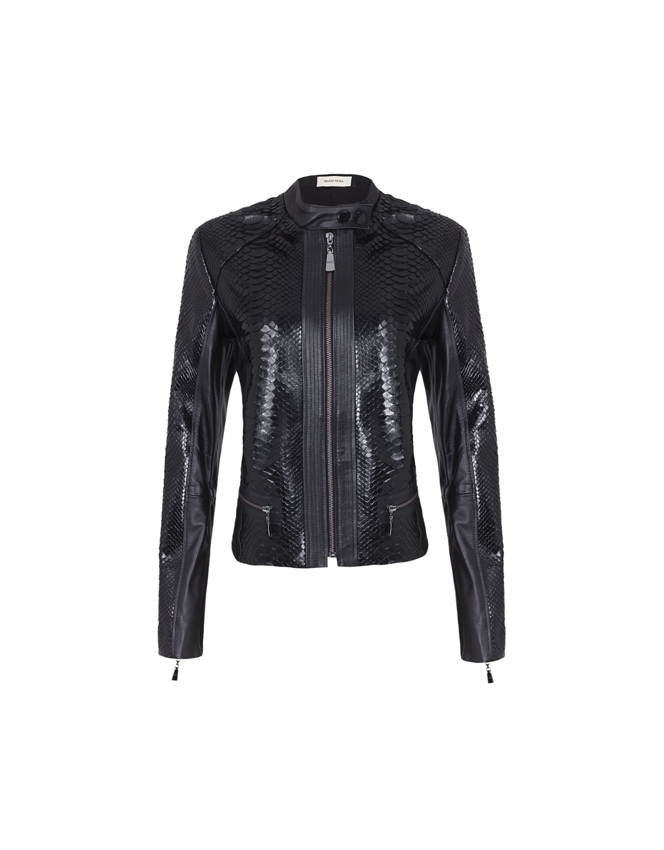 JAQUETA MILA MADRE REINA PYTHON PRETO