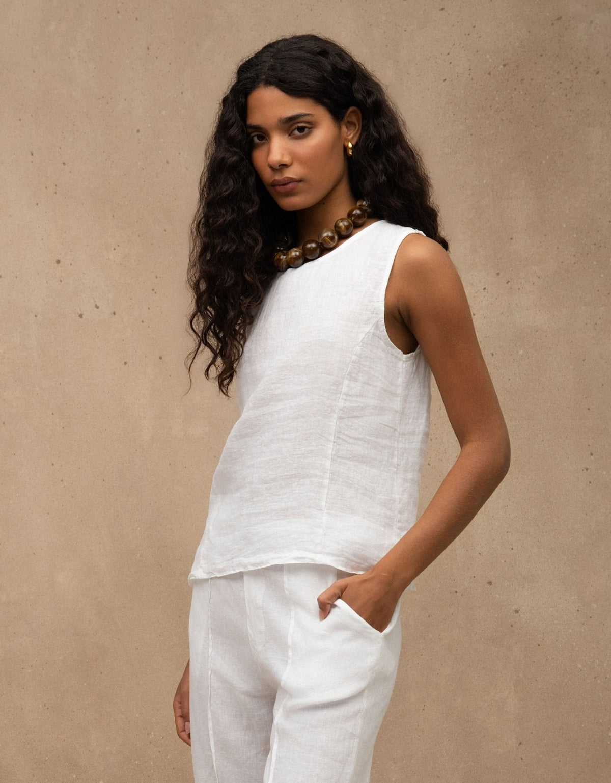 REGATA LIA MADRE REINA LINHO BRANCO