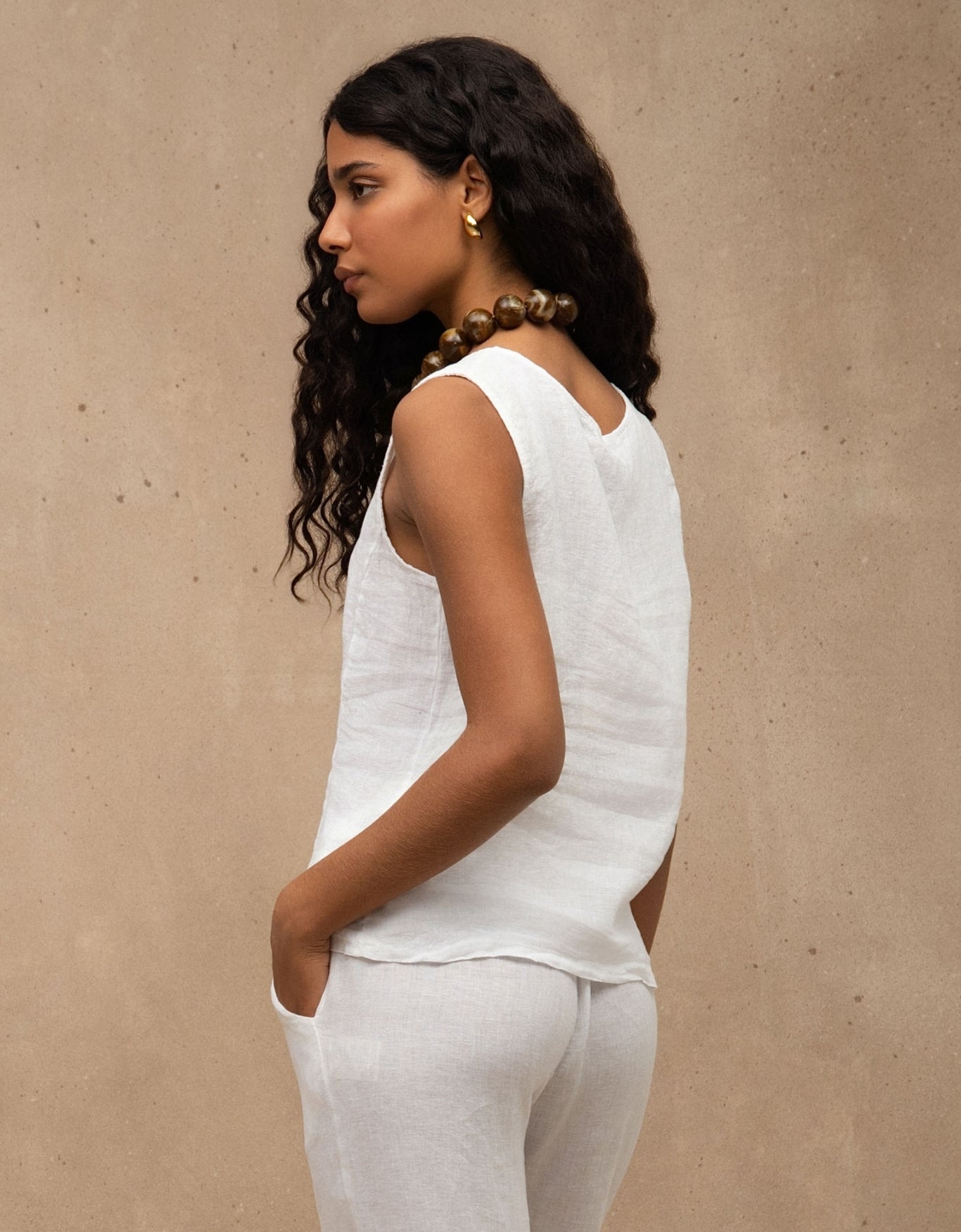 REGATA LIA MADRE REINA LINHO BRANCO