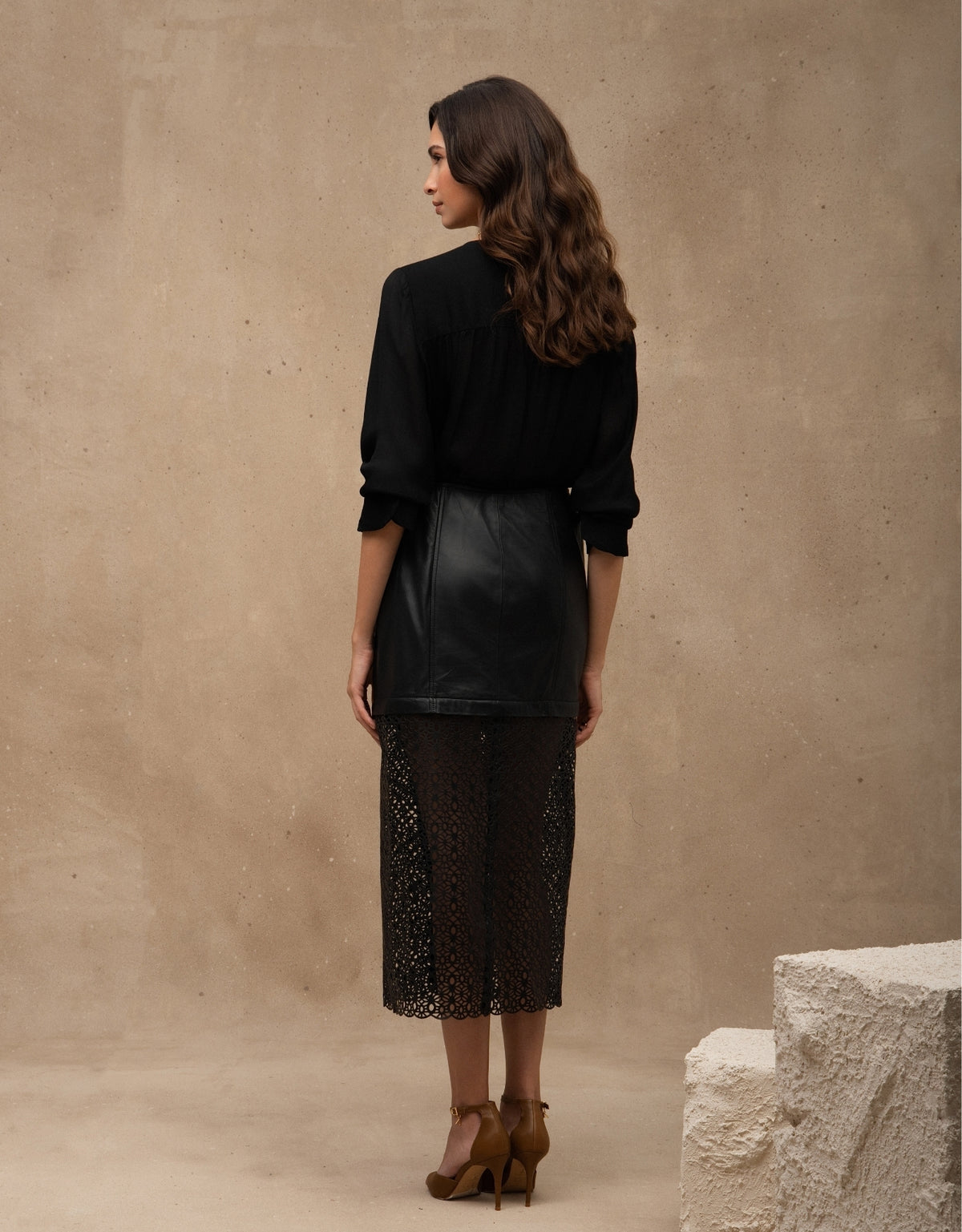 SAIA PALA AYLA MADRE REINA COURO PRETO