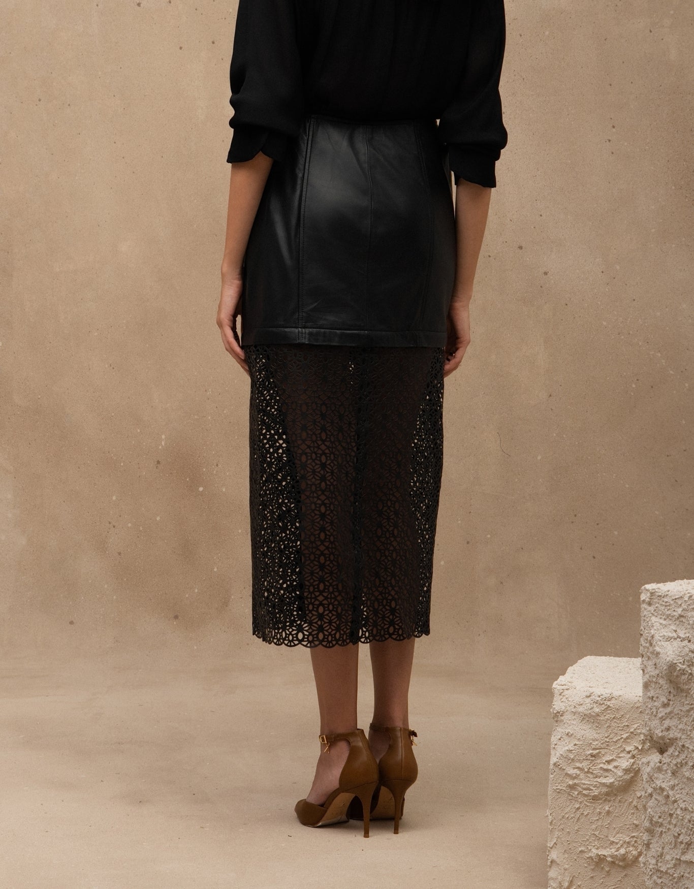 SAIA PALA AYLA MADRE REINA COURO PRETO