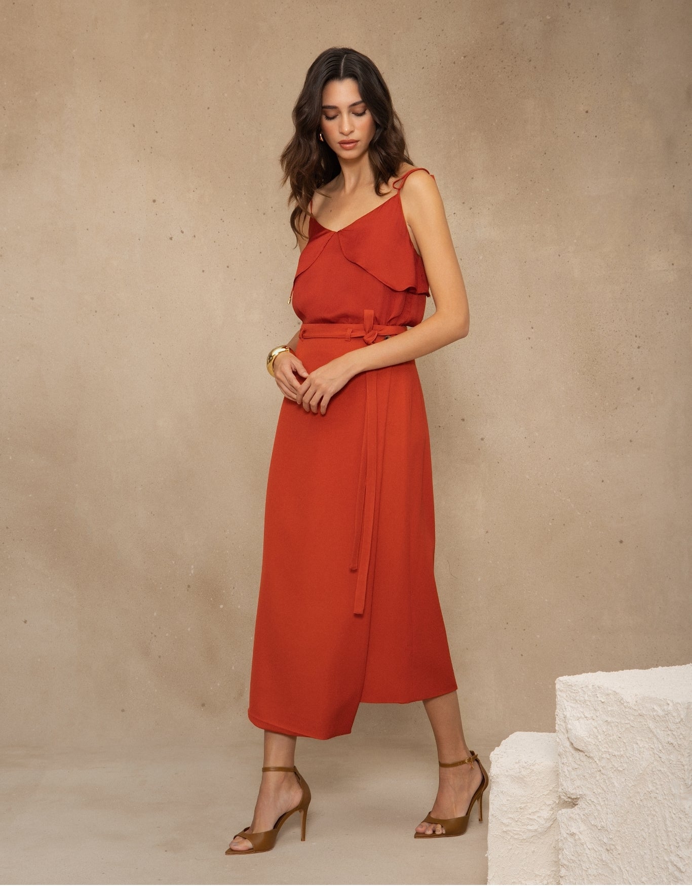 SAIA PAOLA MADRE REINA ALFAIATARIA LARANJA PAPRIKA